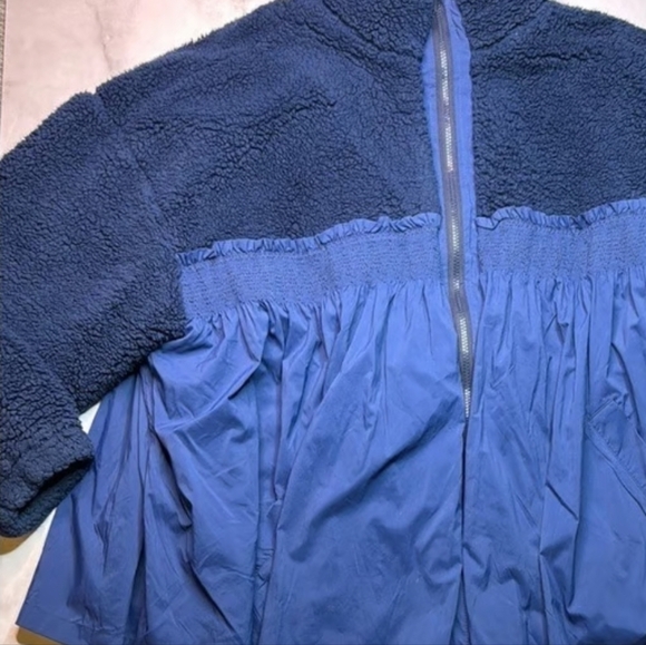 Free People Movement Aint She Lovely Blue Jacket. NWT. - Picture 5 of 5